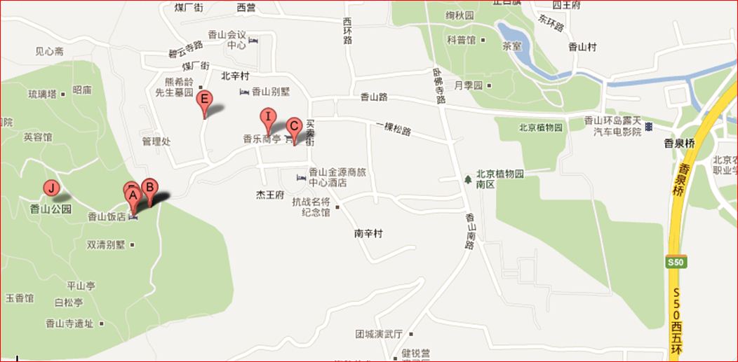 香山 map2